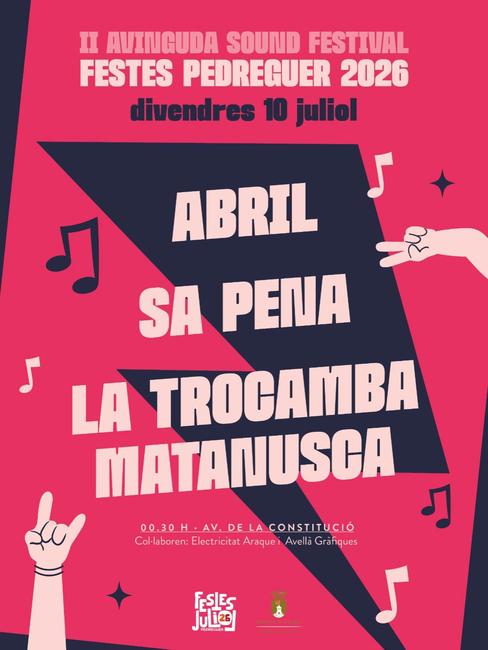 Avinguda Sound 2026