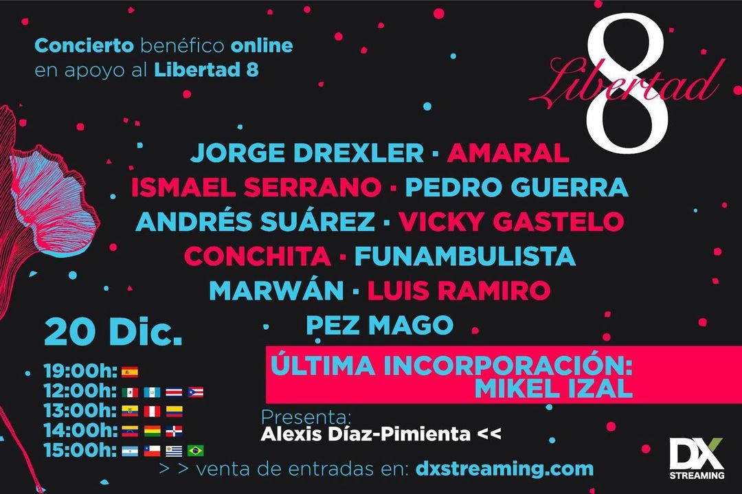 Concierto en apoyo a Libertad 8