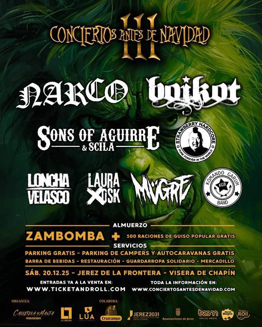 Conciertos antes de Navidad 2025