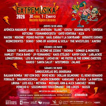 Extremúsika 2026