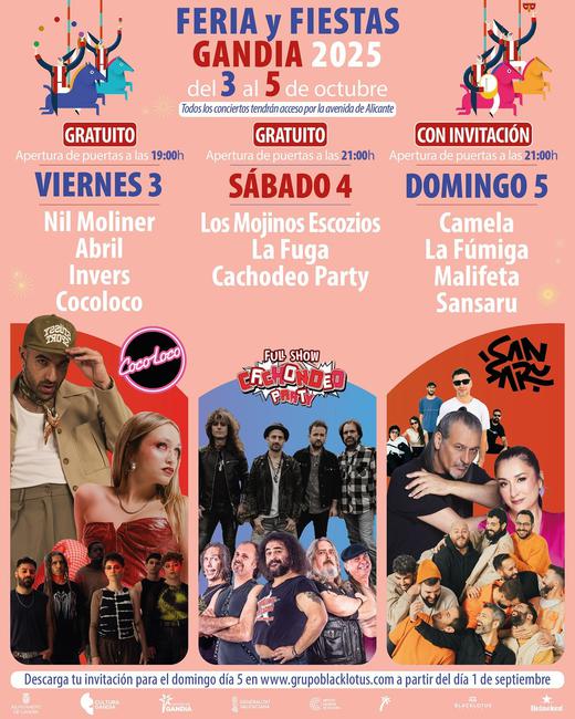 Feria y fiestas Gandia 2025