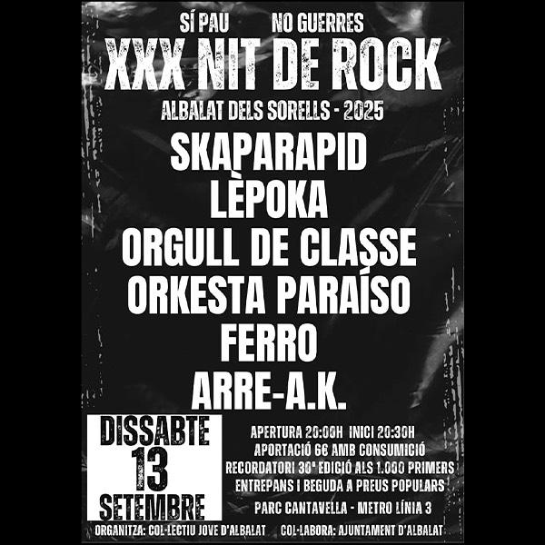 Nit de Rock Albalat dels Sorells 2025