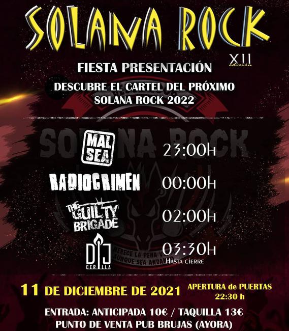 Presentación Solana Rock 2022