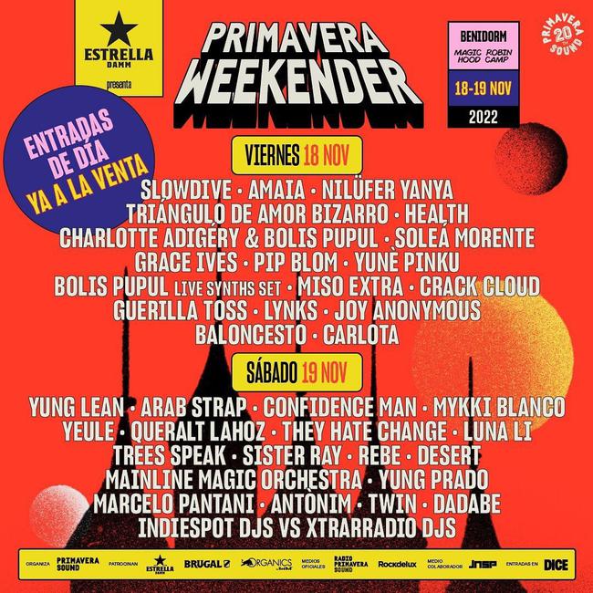 Primavera Weekender 2022