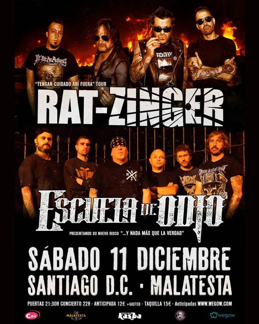 Rat-zinger + Escuela de odio